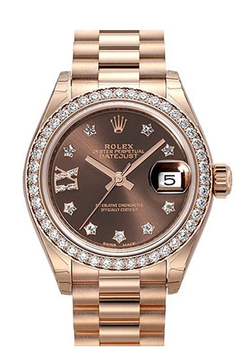 rose gold rolex watch women's|18k rose gold rolex.